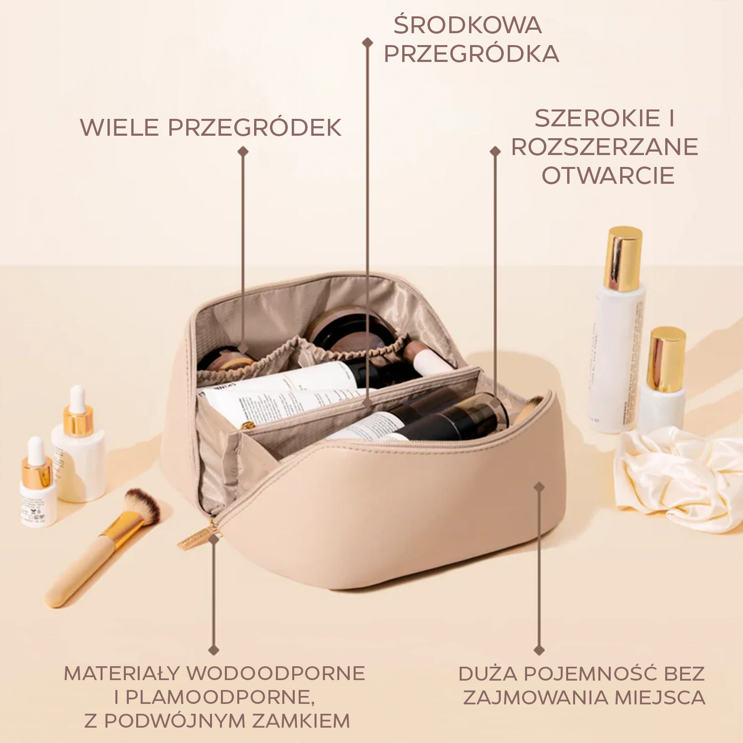 Pojemny Organizer na Kosmetyki Premium